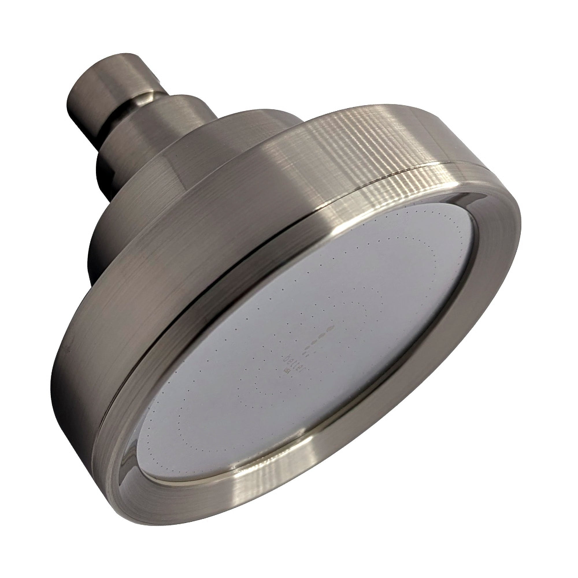 Brushed Nickel Wall Mounted Rain Shower Head with Water Saving Feature