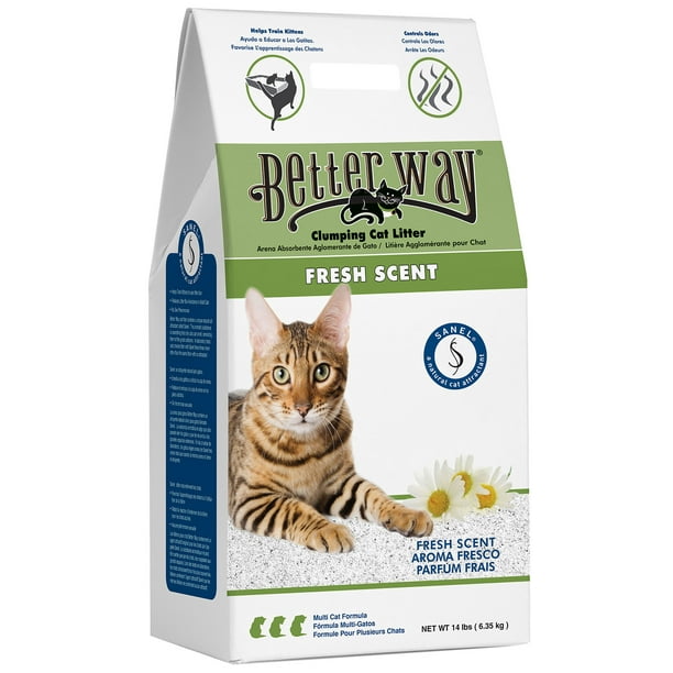 Better Way Fresh Scent Cat Litter 14 Pound Bag