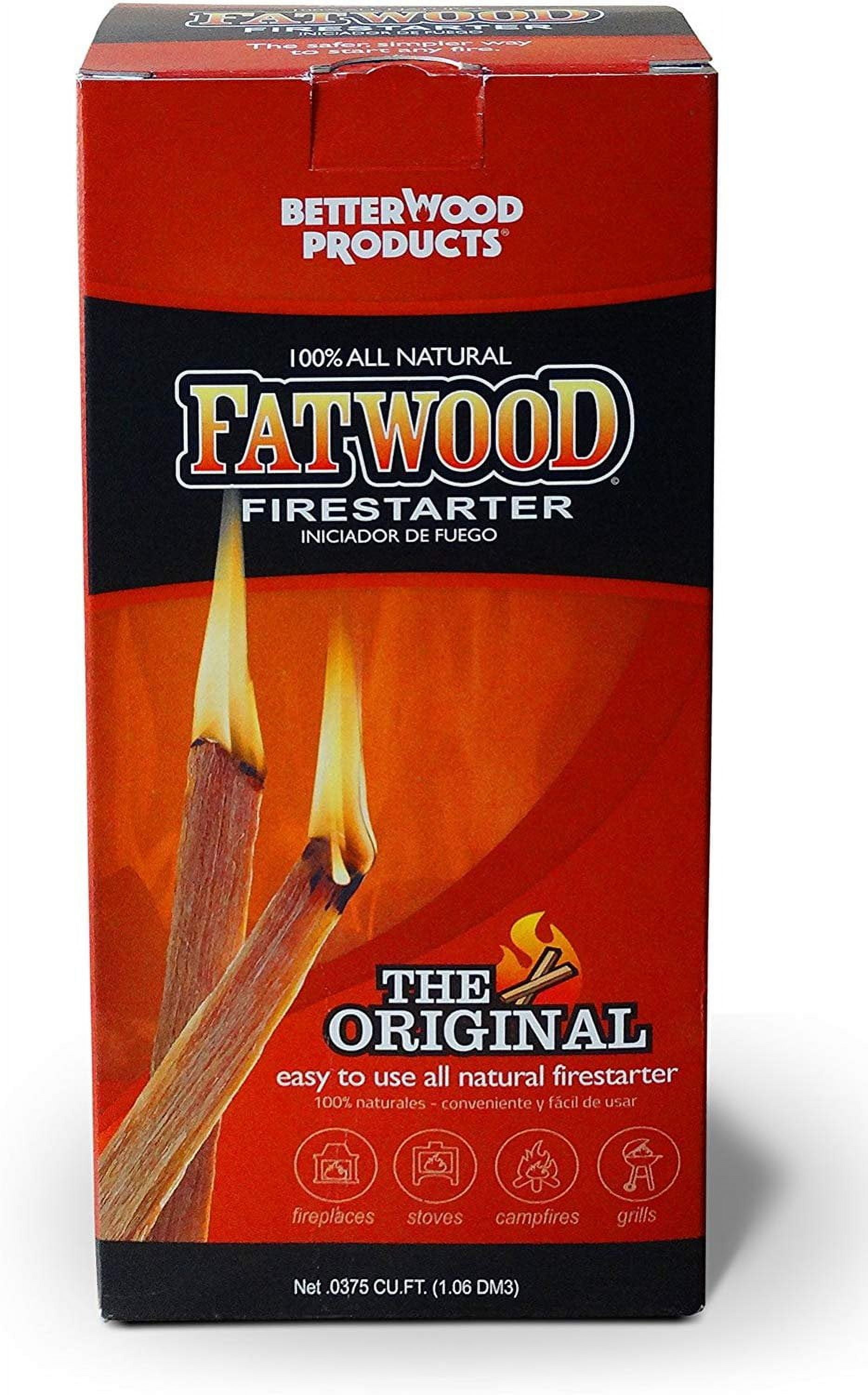 Better Wood Products Fatwood Firestarter Box, 1.5Pounds