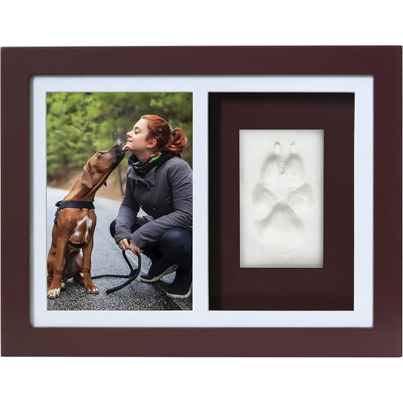Better World Pets Furever Memorial Paw Print Keepsake Frame for Dogs ...