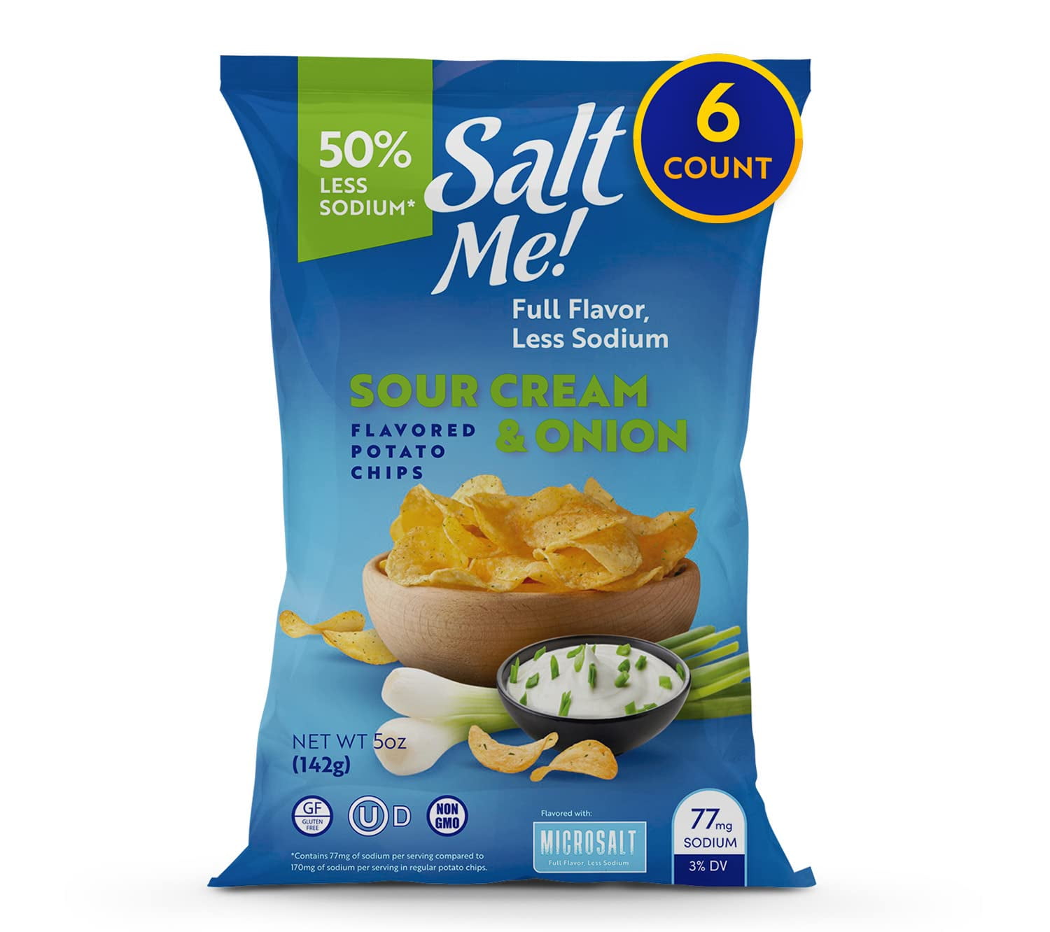 better for you potato chips, 50 less sodium, kosher, nongmo, better for you chips pack