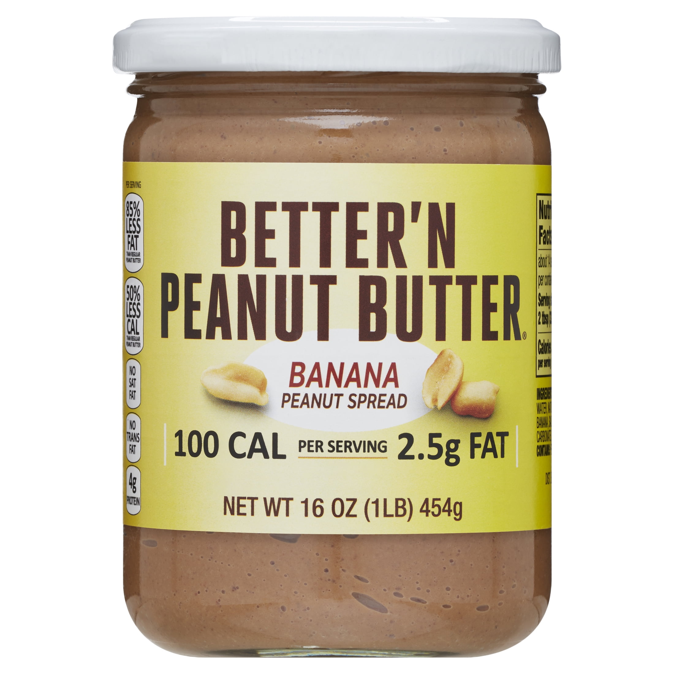 Better'n Peanut Butter Banana - 100 Calories, Lower Fat - 16 oz