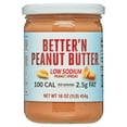 Better'n Peanut Butter Low Sodium, Low Fat, 100 Cal 16 oz, Palm Oil