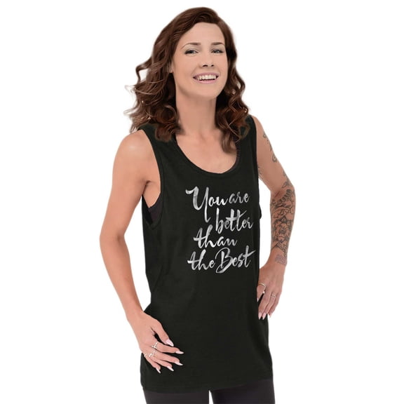 Better than Best Greatest Around Tank Top Tee Shirt Women Brisco Brands S
