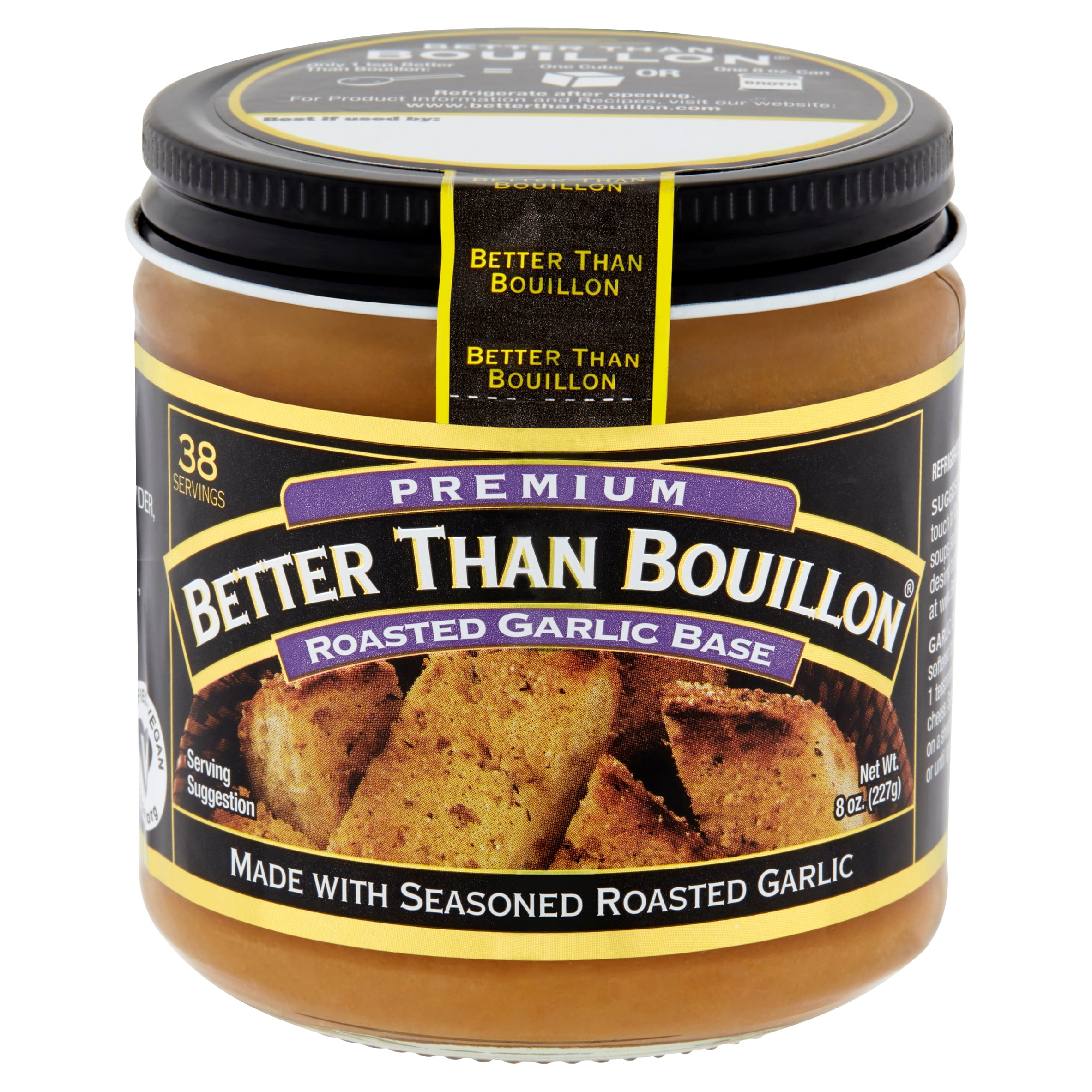 Better Than Bouillon Roasted Premium Garlic Base 3.5 Oz, Bouillon
