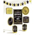 thumbnail image 1 of Better with Age Over the Hill Gold Adult Birthday Party Room Decorating Kit, 1 of 4