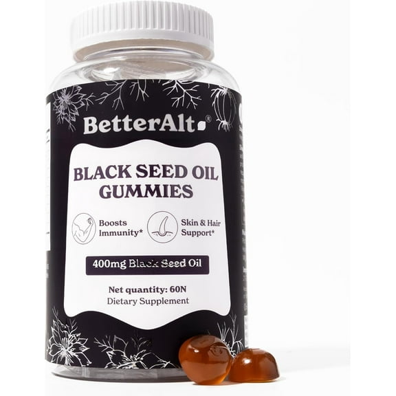 BetterAlt Black Seed Oil Gummies 400mg