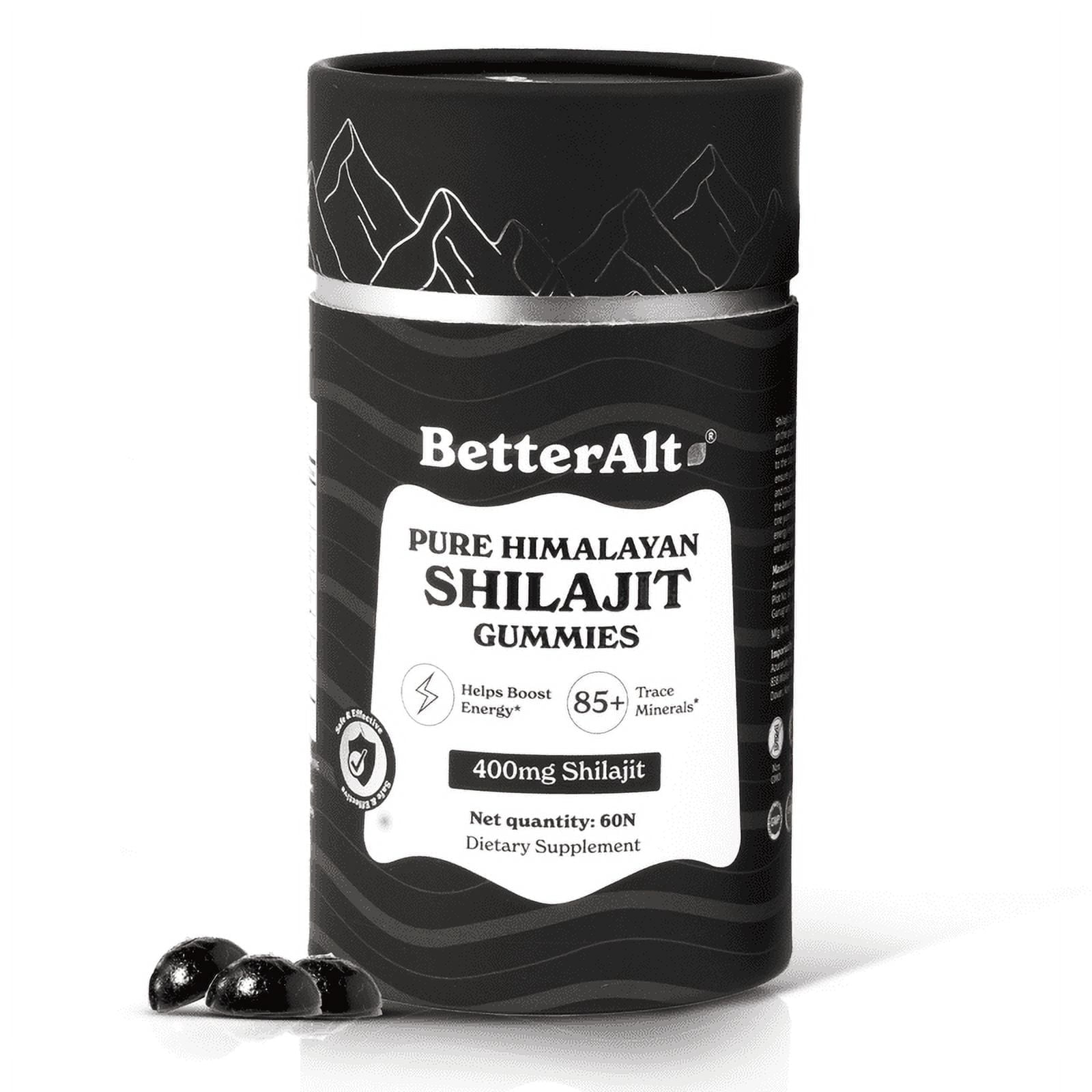 Better Alt Pure Shilajit Resin Gummies | Himalayan Superfood | Lab ...