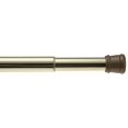 thumbnail image 1 of BetterBath Adjustable Steel Shower Curtain Tension Rod (41" - 72") - Brass, 1 of 2