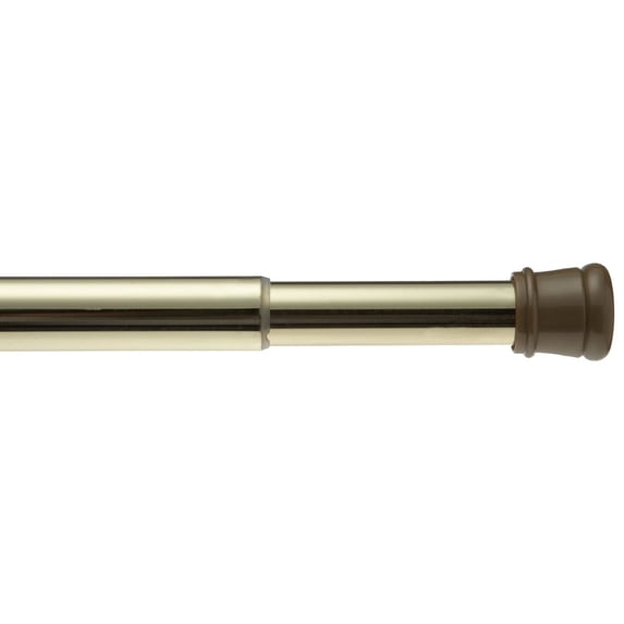BetterBath Adjustable Steel Shower Curtain Tension Rod (41" - 72") - Brass