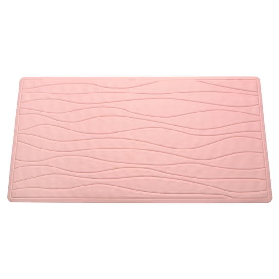 BetterBath Slip-Resistant Rubber Bath Tub Mat (18" x 36") - Pink
