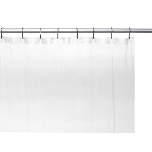 BetterBath Stall Sized Heavy Vinyl Shower Curtain Liner (54" x 78