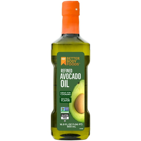 BetterBody Foods Refined Avocado Oil, 16.9 fl oz.