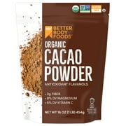 BetterBody Foods Organic Cacao Powder, 16 oz
