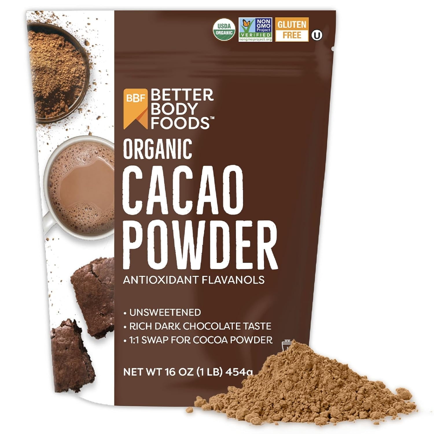 BetterBody Foods LIVfit Organic Cacao Powder