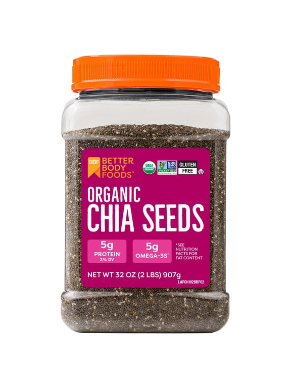 Organic Chia Seeds, 2.0 lb, 30 Servings