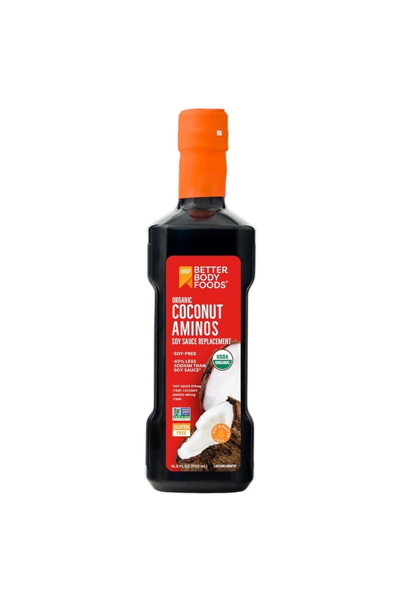 Organic Coconut Aminos Soy Sauce Replacement, 16.9 fl oz