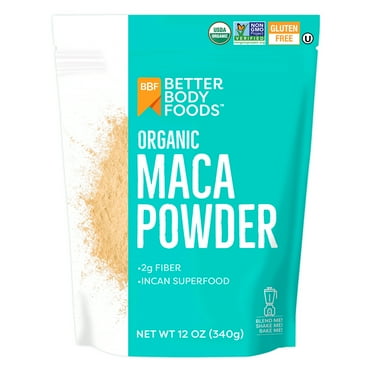 BetterBody Foods Organic Maca Powder, Superfood Powder, 12 oz