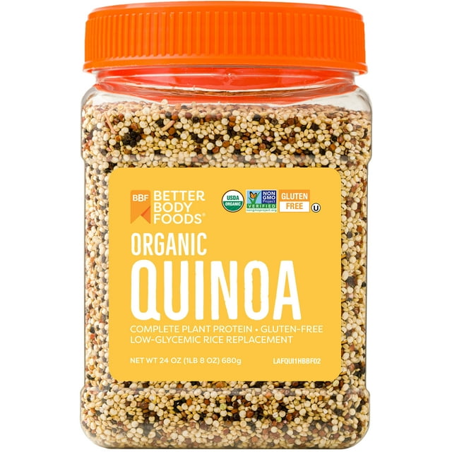 BetterBody Foods Organic Quinoa, 24 oz, Gluten-Free Grain