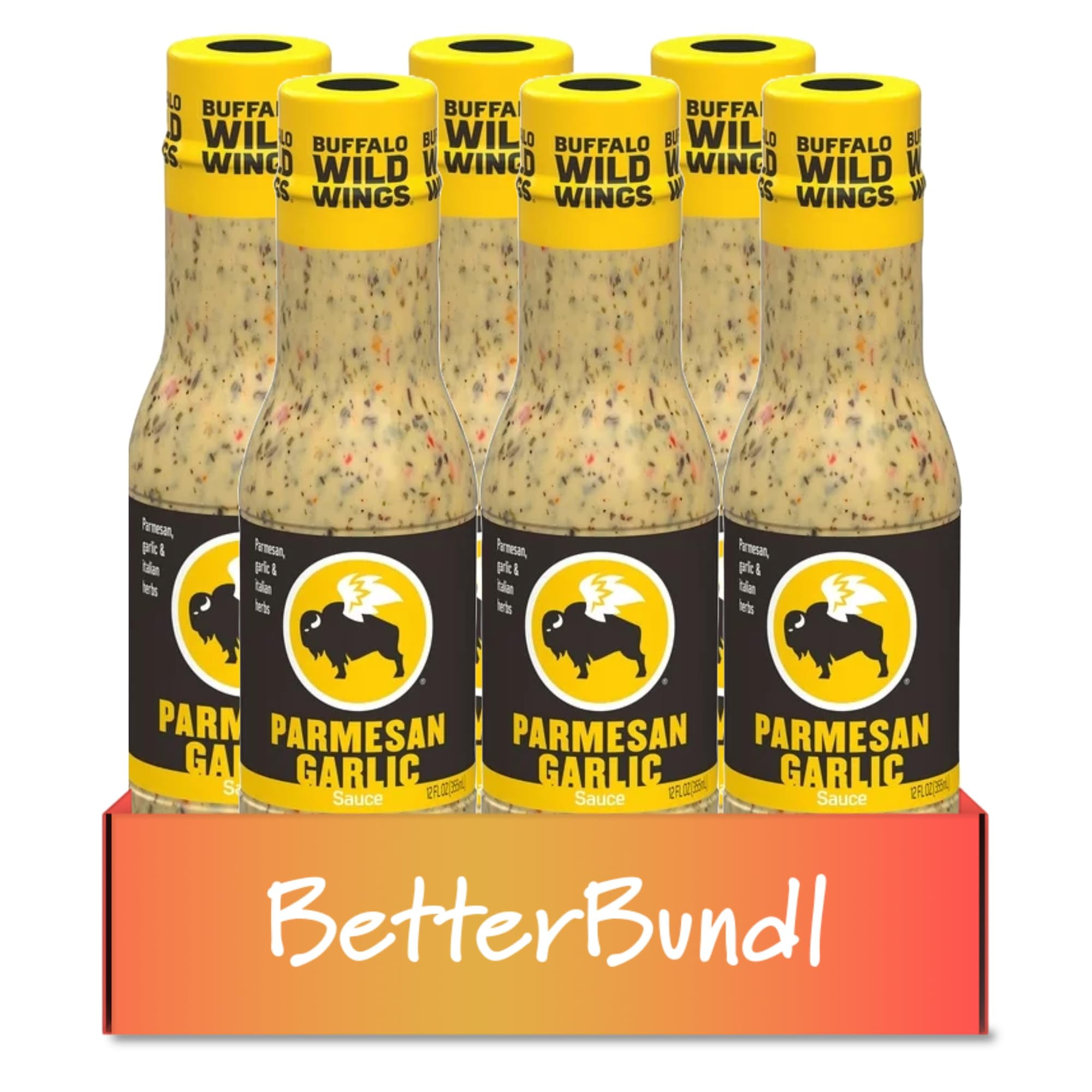 BetterBundl Buffalo Wild Wings YPF5 Garlic Parmesan Sauce Perfect for