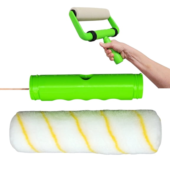 BetterGrip 9" Paint Roller Handle Adapter Kit, Ergonomic Lightweight Plastic Frame Conversion Accessory