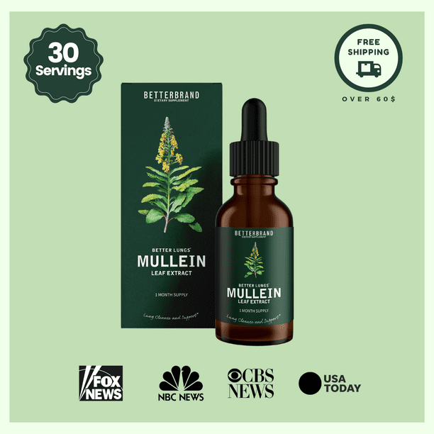 What Is The Best Mullein Extract BetterLungs® Mullein Leaf Extract - Walmart.com