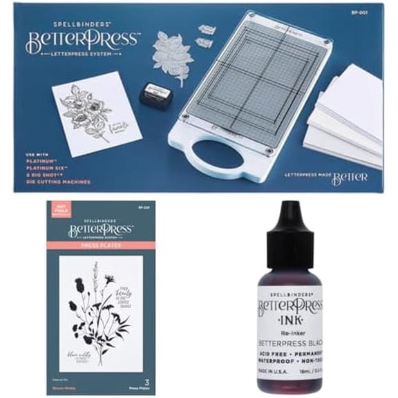 BetterPress Letterpress Machine/for Cardmaking and Paper Crafts/BP-001 (AMZ-028)$$Art & Craft