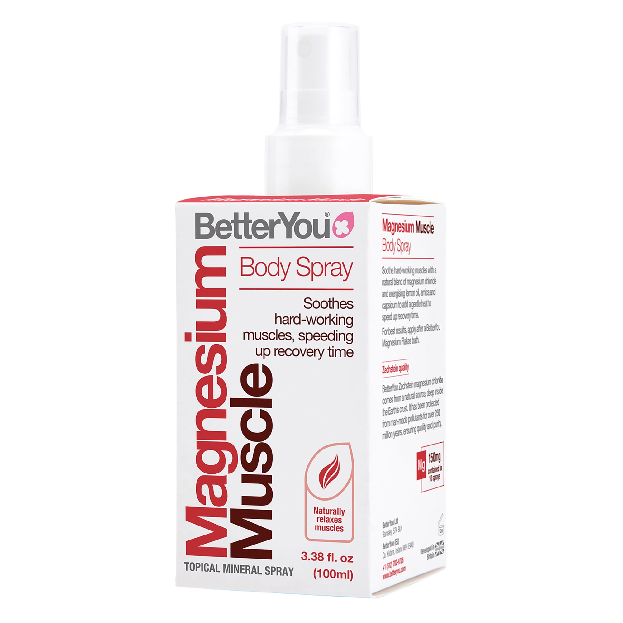 BetterYou Magnesium Stress Relief Lavender Mist - Muscle Relaxing Spray ...