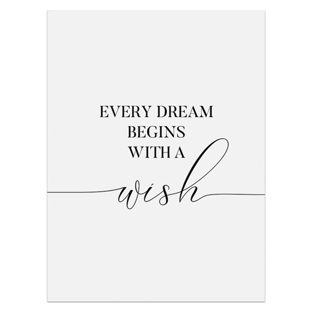 BetterZ 1Pc Dandelion Wish Wall Art Canvas Poster Painting Living Room Bedroom Picture Decor