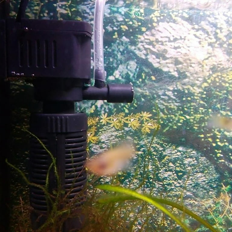3W 3-in-1 Mini-Filter Sauerstoffversorgung Fischtank Luftpumpe Aquarium  Fisch Schwammfilter Ruhiger Filter