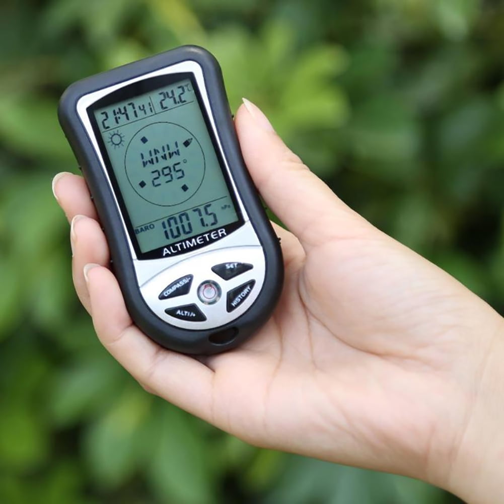 BetterZ 8 in 1 Outdoor Fishing Handheld Compass Altitude Gauge