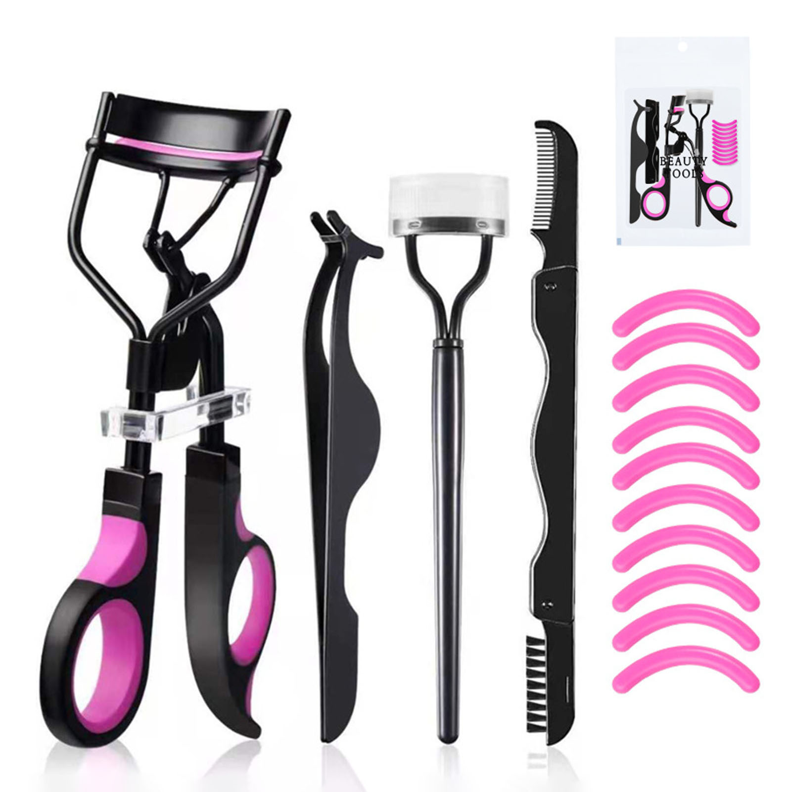 BetterZ Eyelash Curler Replacement Refill Pads Arc Design Ergonomic Non