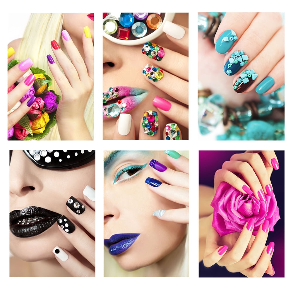 BetterZ Fashion Nail Art Beauty Salon Canvas Painting Unframed Picture