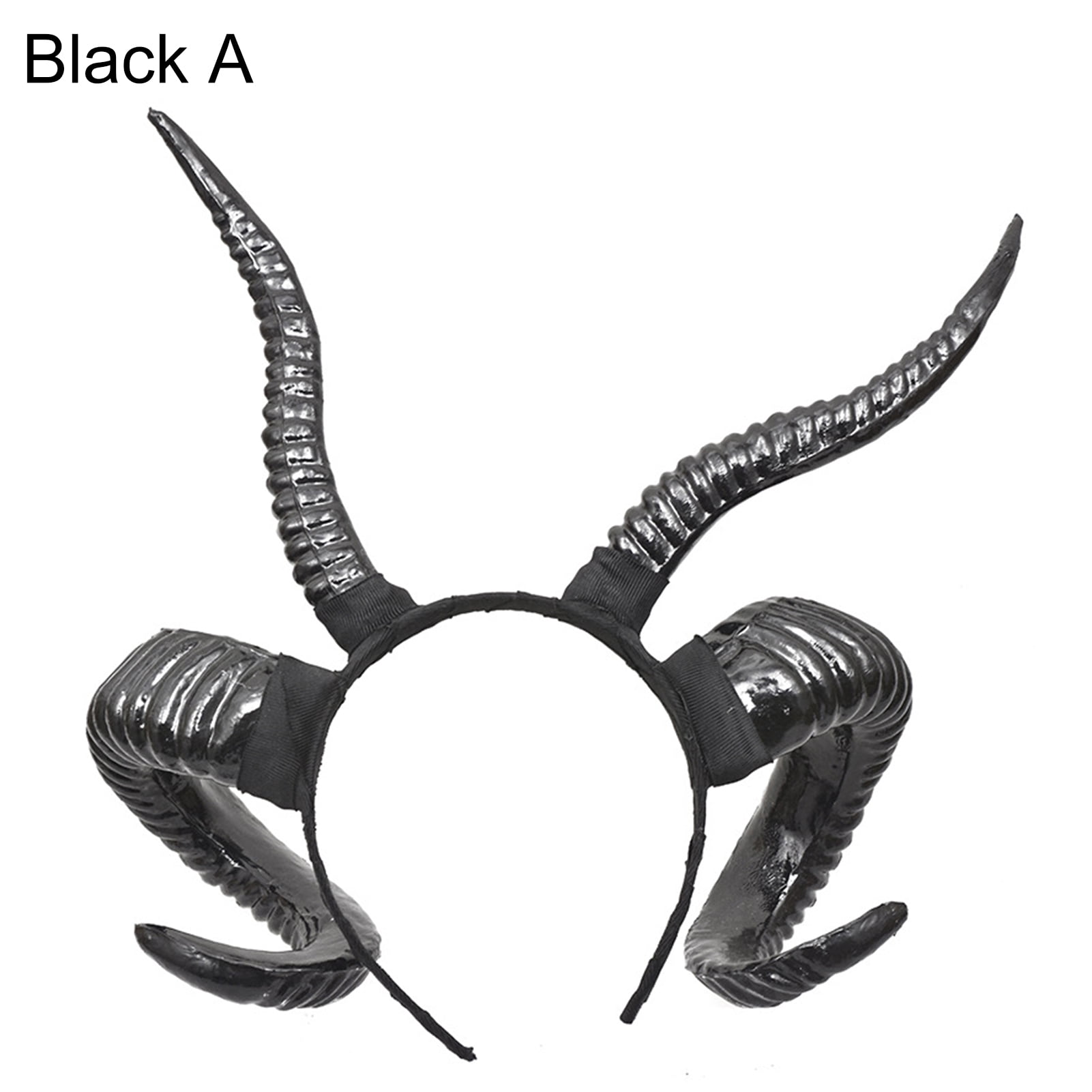 BetterZ Sheep Horn Headband Novelty Vivid Plastic Forest Animal