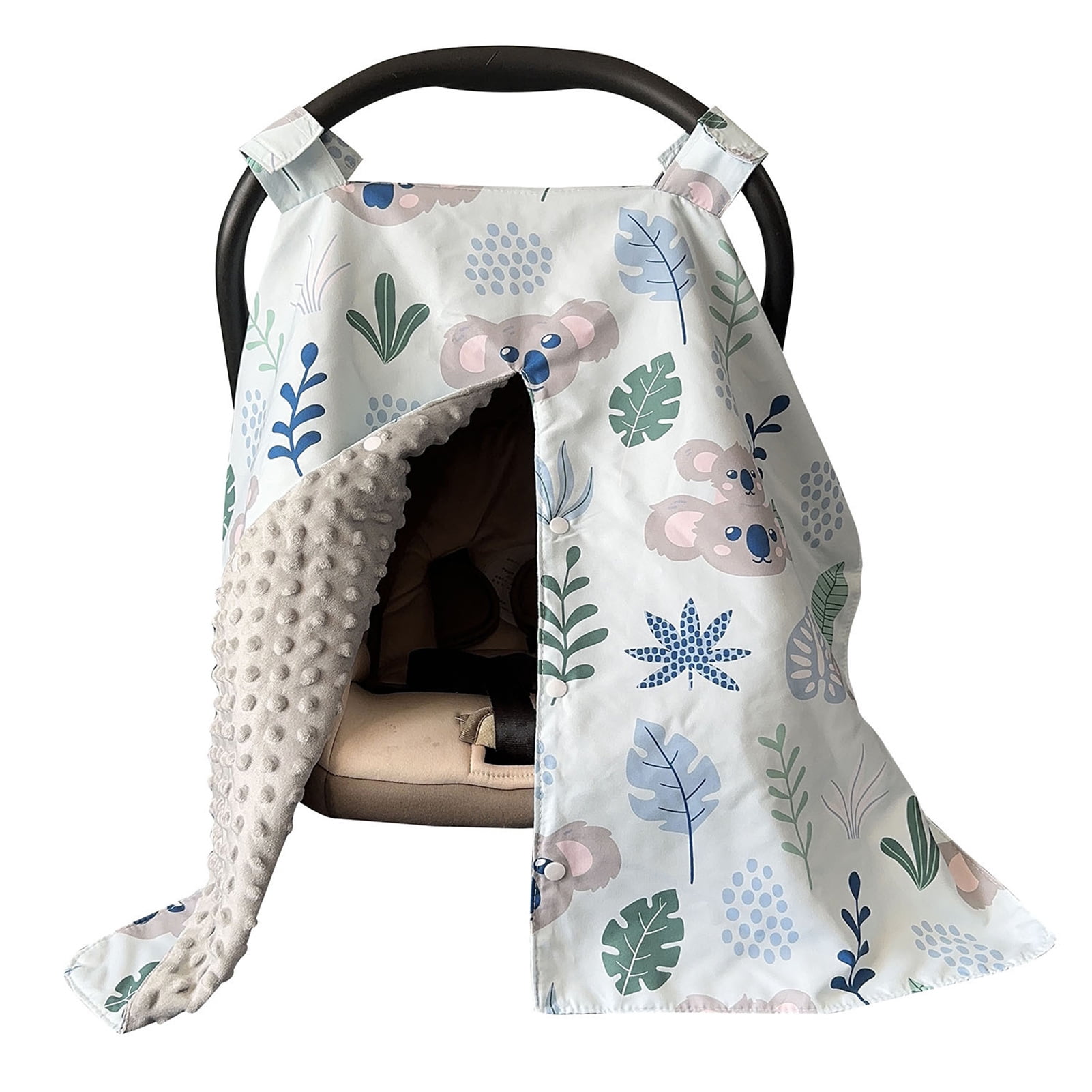 Modern Moments By Gerber Gender Neutral Infant Car Seat Canopy Cover Ivory Walmart