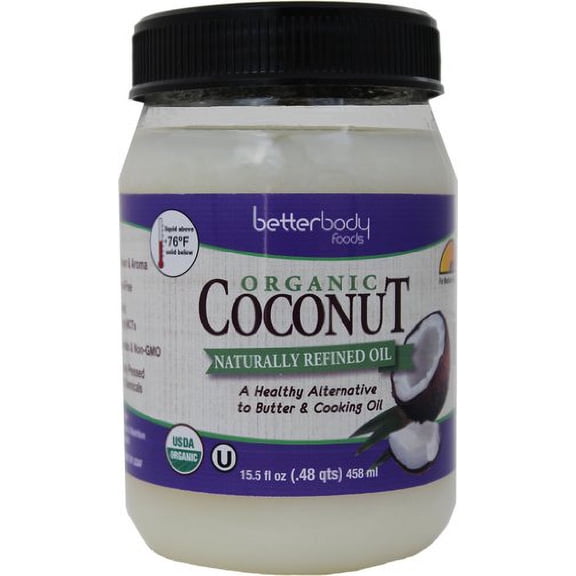 Betterbody Foods & Nutrition Organic Coconut Oil 15.5 Ounce (Pack of 10)