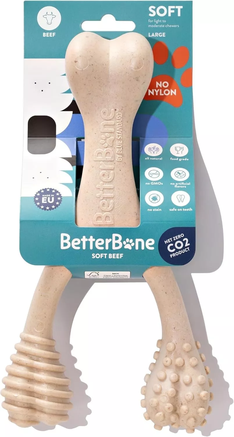 Betterbone DOG Bones Soft Beef Flavor for Large Dogs for light to moderate chew