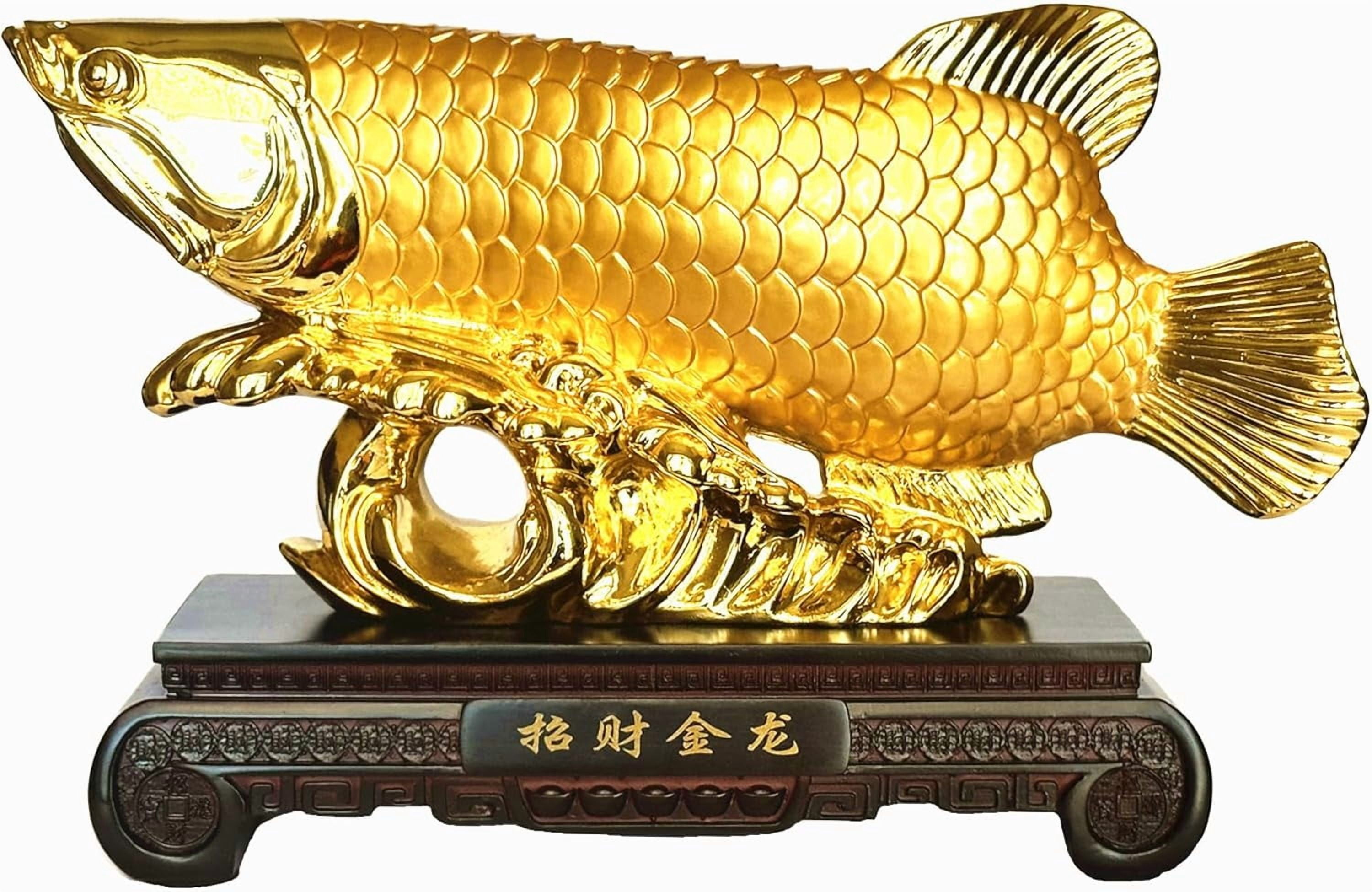 Golden Arowana Fish, image size:3000x1950