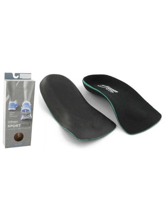 SportSole Orthotic Arch Supports Replacement Shoe Insoles 3/4 Length Men 12-13 / WOM 14-15 Size G