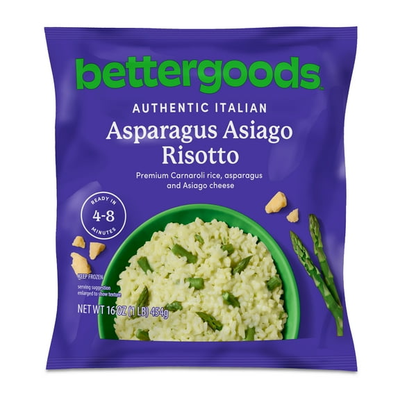bettergoods Asparagus Asiago Risotto, 16 oz (Frozen)