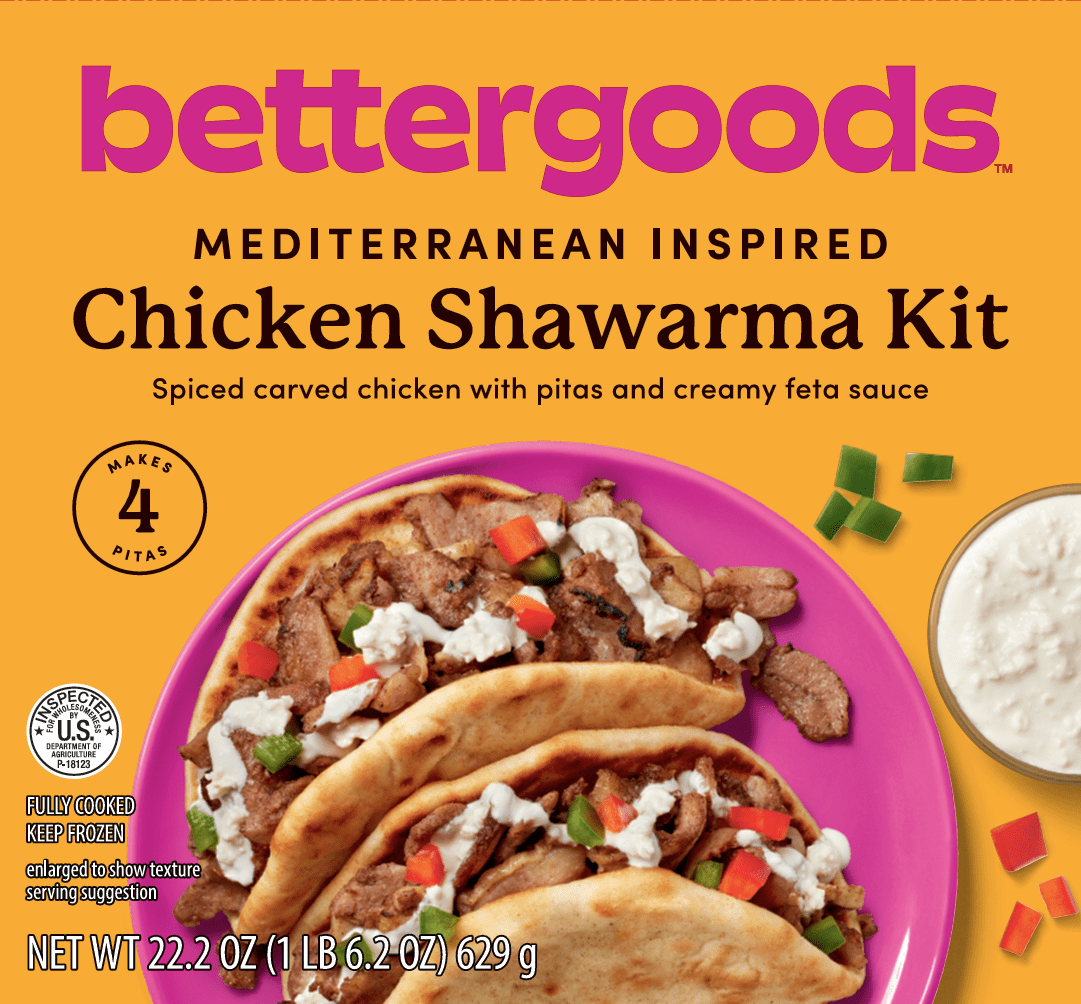 bettergoods Chicken Shawarma Kit, Ready-to-Heat Meal, 22.2 oz