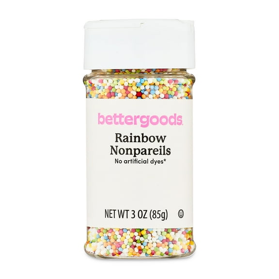 bettergoods Rainbow Nonpareils, 3 oz