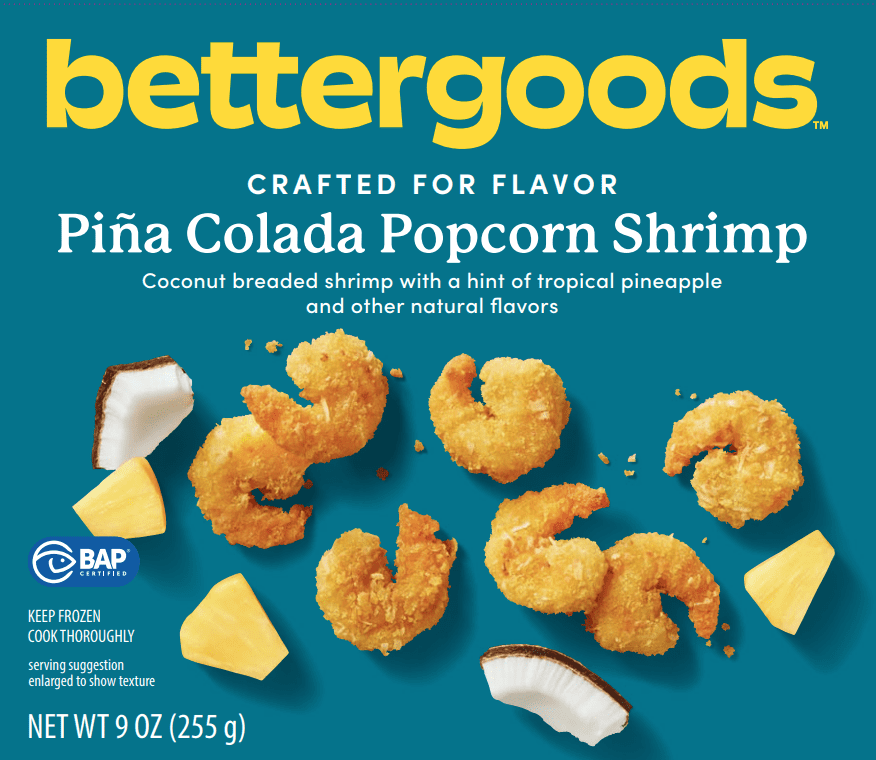 bettergoods Pina Colada Breaded Shrimp, 9 oz (Frozen)
