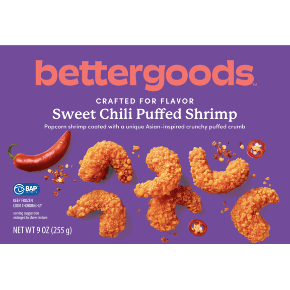 bettergoods Sweet Chili Breaded Shrimp, 9 oz (Frozen)