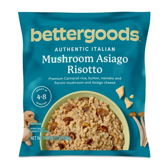 bettergoods Mushroom Asiago Risotto, 16 oz (Frozen)