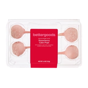 bettergoods Strawberry Cake Pops, 5.4 oz, 4 Count
