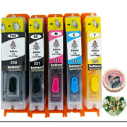 Betters  Cake ink Cartridges for Canon PGI-250XXL CLI-251XXL, for Cake, Cookie & Cupcake Printing