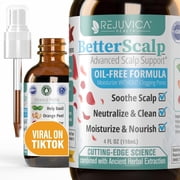 Rejuvica Health Betterscalp Supplement for Dandruff & Anti-Itch Scalp Support, 4 fl oz spray bottle