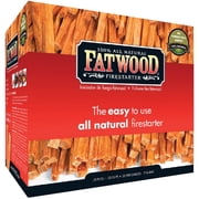 Betterwood 10lb Fatwood Natural Pine Firestarter 2 Pack for Campfire, BBQ, or Pellet Stove; Non-Toxic and Water Resistant
