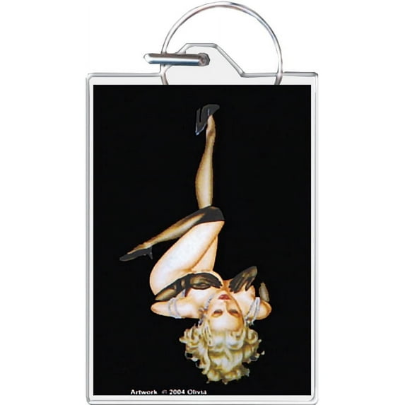 Bettie Page - Olivia Keychain